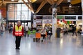 Ood court inside the Moor Market in Sheffield England