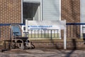 Sheffield Hallamshire Hospital Wheelchair Access Sign Royalty Free Stock Photo