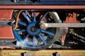 SHEFFIELD PARK, EAST SUSSEX/UK - NOVEMBER 22 : Wheel of the Blue Royalty Free Stock Photo