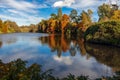 Sheffield Park Gardens in autumn