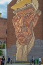 Sheffield steel worker mural