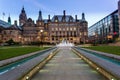 Sheffield Town hall path Royalty Free Stock Photo