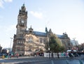 Sheffield Town Hall on Pinstone Street in Sheffield in the UK