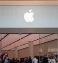 SHEFFIELD, UK - 23RD MARCH 2019: The new Apple iPhone store inside of Meadowhall - Sheffield