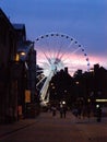 The Sheffield Wheel at sunset  Sheffield  UK  2009 Royalty Free Stock Photo