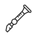 Shehnai icon vector image. Royalty Free Stock Photo