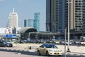 Sheik Zayed road and Metro station