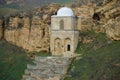 Sheikh Diri Baba mausoleum close-up. Azerbaijan Royalty Free Stock Photo