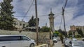 Sheikh Jarrah is a predominantly Palestinian neighborhood in East Jerusalem Royalty Free Stock Photo