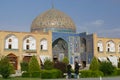 Sheikh Lotfollah Mosque from the Naqsh-e Jahan Square in Isfahan, Iran. Royalty Free Stock Photo