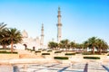 Sheikh Zayed Grand Mosque aat Sunrise, Abu Dhabi Royalty Free Stock Photo