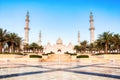 Sheikh Zayed Grand Mosque aat Sunrise, Abu Dhabi Royalty Free Stock Photo