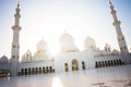 Sheikh Zayed Grand Mosque Abu Dhabi Royalty Free Stock Photo