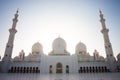 Sheikh Zayed Grand Mosque Abu Dhabi Royalty Free Stock Photo