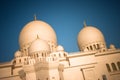 Sheikh Zayed Grand Mosque Abu Dhabi Royalty Free Stock Photo