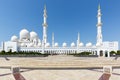 Sheikh Zayed Grand Mosque Abu Dhabi minarets United Arab Emirate