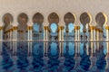 Sheikh Zayed Grand Mosque in Abu Dhabi near Dubai, UAE