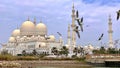Sheikh Zayed Grand Mosque Abu Dhabi United Arab Emirates Royalty Free Stock Photo
