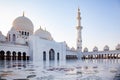 sheikh zayed grand mosque  Abu Dhabi  UAE Royalty Free Stock Photo