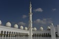 Sheikh Zayed Grand Mosque, Abu Dhabi, United Arab Emirates Royalty Free Stock Photo