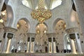 Sheikh Zayed Grand Mosque, Abu Dhabi, United Arab Emirates Royalty Free Stock Photo