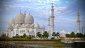 Sheikh Zayed Grand Mosque Abu dhabi United Arab Emirates Royalty Free Stock Photo