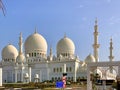 Sheikh Zayed Grand Mosque Abu Dhabi United Arab Emirates Royalty Free Stock Photo