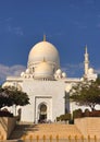 Sheikh Zayed Grand Mosque abu dhabi United Arab Emirates Royalty Free Stock Photo