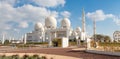 Sheikh Zayed Grand Mosque, Abu Dhabi, United Arab Emirates.