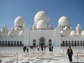Sheikh Zayed Grand Mosque in Abudhabi Royalty Free Stock Photo