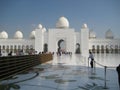 Sheikh Zayed Grand Mosque in Abudhabi - II Royalty Free Stock Photo