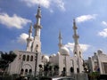Sheikh Zayed Grand Mosque in the city of Solo, Central Java, Indonesia Royalty Free Stock Photo