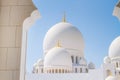 Sheikh Zayed Grand Mosque, Dubai, UAE, peoples and mosque. 2015 Royalty Free Stock Photo