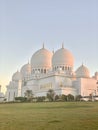 Sheikh Zayed Grand Mosque at Abu Dhabi United Arab Emirates Royalty Free Stock Photo