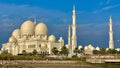 Sheikh Zayed Grand Mosque abu dhabi United Arab Emirates Royalty Free Stock Photo