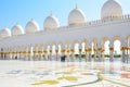 Sheikh Zayed Mosque in Abu Dhabi, UAE Royalty Free Stock Photo