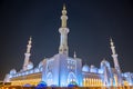 Sheikh zayed mosque in Abu Dhabi, UAE Royalty Free Stock Photo