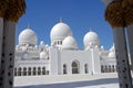 Sheikh zayed mosque, abu dhabi, uae, middle east Royalty Free Stock Photo