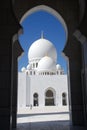 Sheikh zayed mosque, abu dhabi, uae, middle east Royalty Free Stock Photo