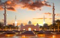 Sheikh Zayed mosque in Abu Dhabi, UAE