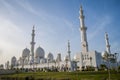 Sheikh Zayed Mosque at Abu-Dhabi, UAE, Uniter Arab Emirates Royalty Free Stock Photo