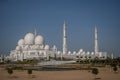 Sheikh Zayed Mosque at Abu-Dhabi, UAE, Uniter Arab Emirates Royalty Free Stock Photo