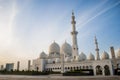 Sheikh Zayed Mosque at Abu-Dhabi, UAE, Uniter Arab Emirates Royalty Free Stock Photo