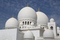 Sheikh Zayed Grand Mosque in Abu Dhabi Royalty Free Stock Photo