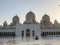 AbuDhabi Grand Mosque Royalty Free Stock Photo