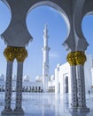 Sheikh Zayed Mosque- Abudhabi Royalty Free Stock Photo