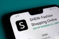 SHEIN Fashion app seen on the corner of mobile phone