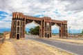 Sheki entrance gate in Azerbaijan