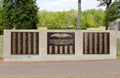 Shelby County World War Two Veterans Memorial Plaque Royalty Free Stock Photo