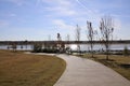 Shelby Farms River Walk, Memphis Tennessee Royalty Free Stock Photo